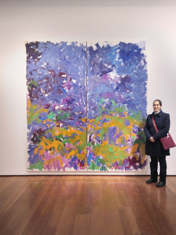 With Joan Mitchell